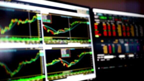 股票行情图表和汇总行情LED显示股票行情数据交易