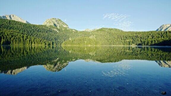 180度全景的山湖-Durmitor山黑湖