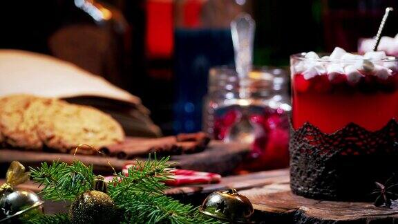 圣诞节蔓越莓茶
