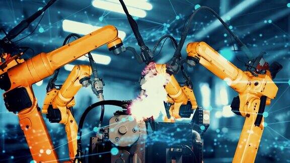 智能工业机器人手臂现代化的创新工厂技术