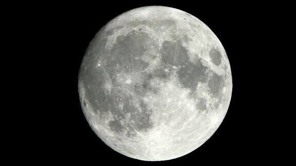 满月超级月亮特写