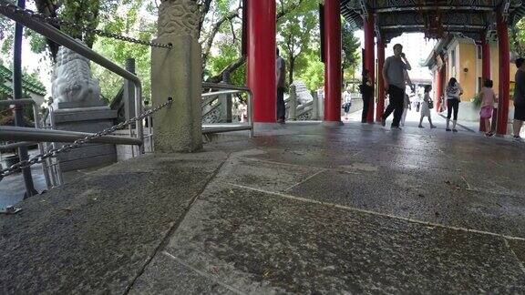 4k-time-apse:黄大仙祠香港著名的庙宇