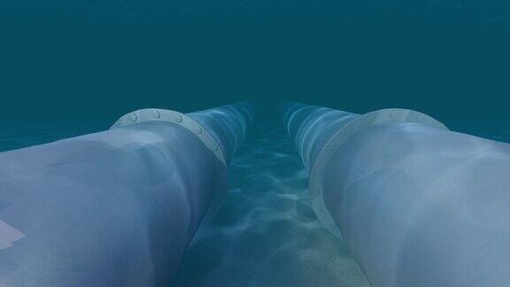 海底油气管道技术概念4k