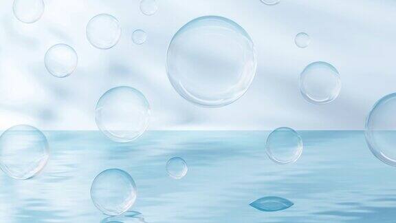 水面气泡3d渲染