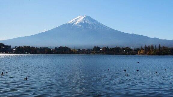 富士山和日本的湖