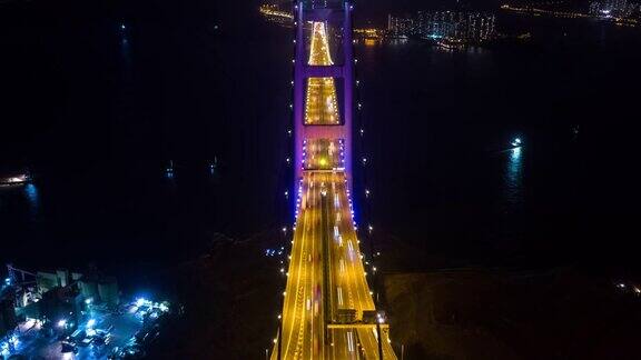 香港青马大桥夜景