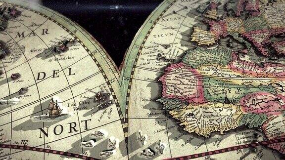 古世界地图HendrikHondius轨道