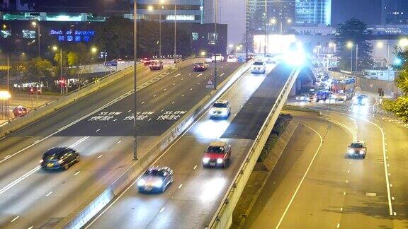 立交桥、路口、夜间实时交通