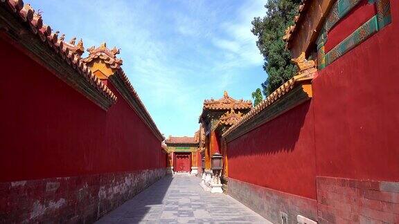 中国北京紫禁城内的东方红门