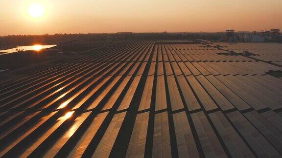 空中工业太阳能农场生产集中太阳能