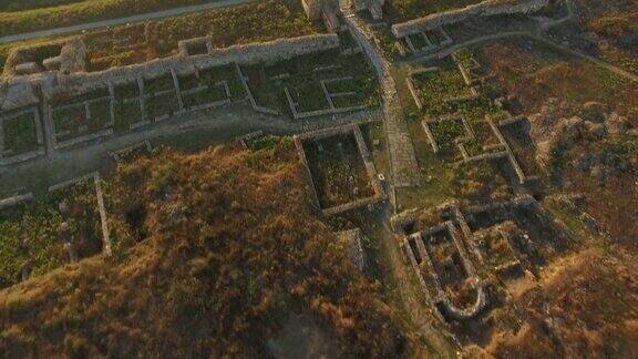 4K航拍Histria-罗马尼亚境内最古老的城市定居点(公元前657年)