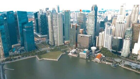 4k航空金融区建筑滨海湾新加坡