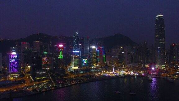 香港的城市夜景