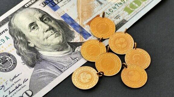 土耳其比特币和100美元土耳其季度黄金