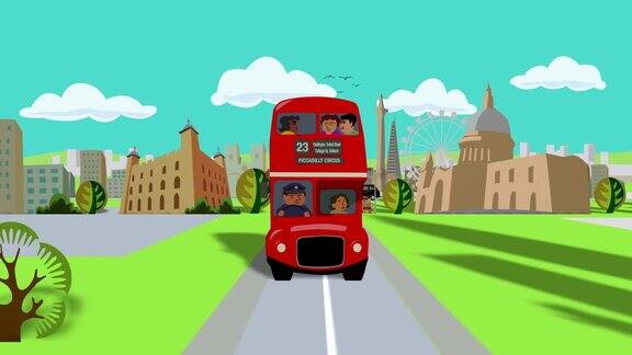 乘坐穿越伦敦的巴士