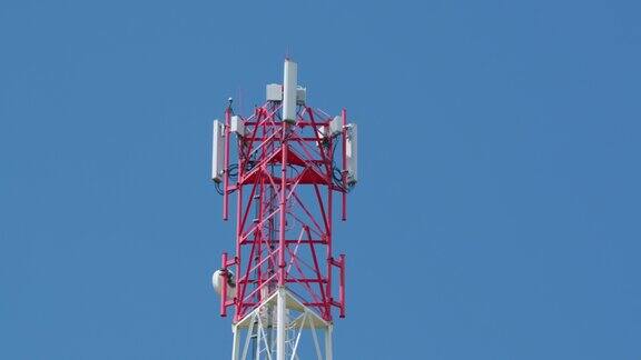 蜂窝gsm塔3g5g发射机概念通信蜂窝手机中继塔