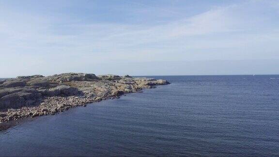 无人机拍摄的哥德堡群岛