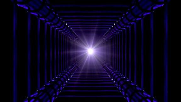紫色的隧道循环