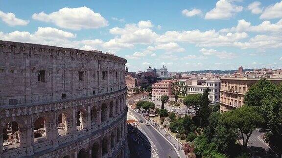 罗马意大利大剧院鸟瞰图