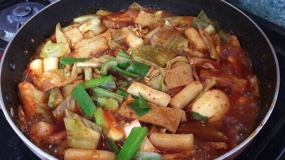 韩国食物tteokbokki