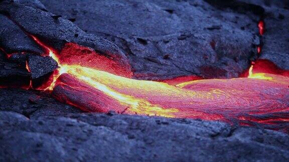 火山熔岩流