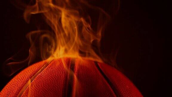 篮球烟雾黑暗的背景