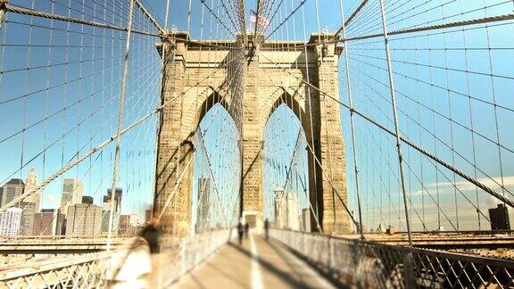 布鲁克林大桥放大