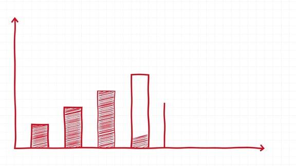 手绘图信息图图表红色