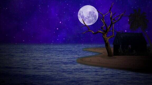 月光下的梦幻岛