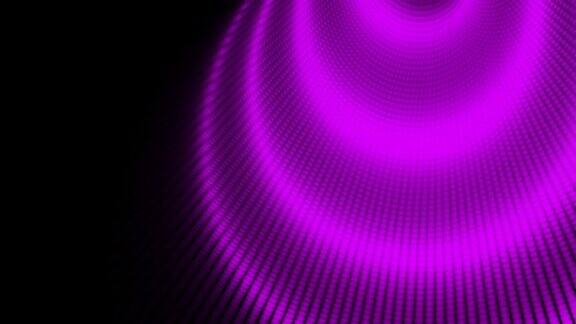 3D紫色粒子背景可旋转4K股票视频