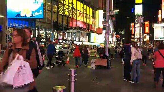 纽约时报广场的夜景