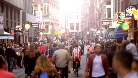 阿姆斯特丹街靠近红灯区