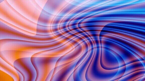 抽象动画与波浪液体彩色三维梯度与不同的梯度背景m_12