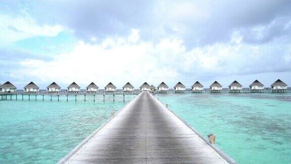 马尔代夫的热带海滩和海洋