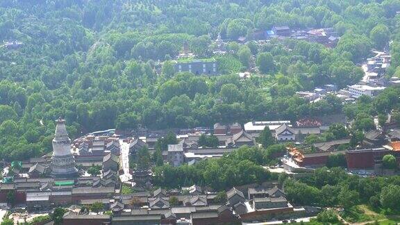 五台山风景和寺庙建筑群