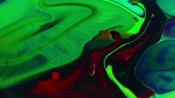水墨抽象艺术图案色彩颜料液体概念肌理