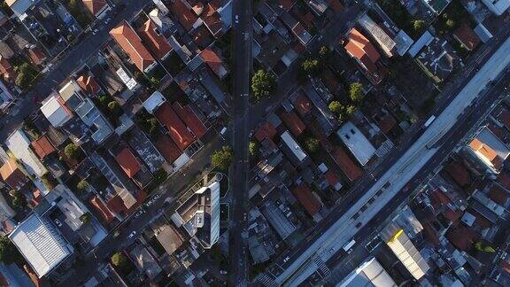 顶视图伊塔奎拉-郊区社区在圣保罗巴西