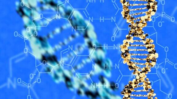 DNA分子结构三维渲染