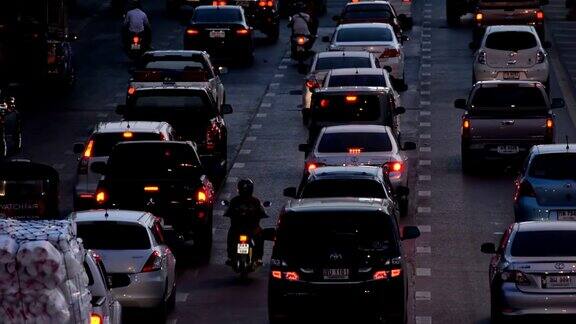 城市里的交通堵塞