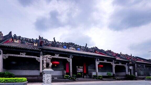 中国广州2014年6月4日:中国广东省著名的陈家祠建筑(民间美术馆)