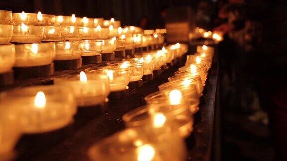 蜡烛基督教祈祷和希望