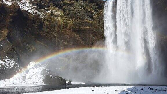 冰岛瀑布Skogafoss