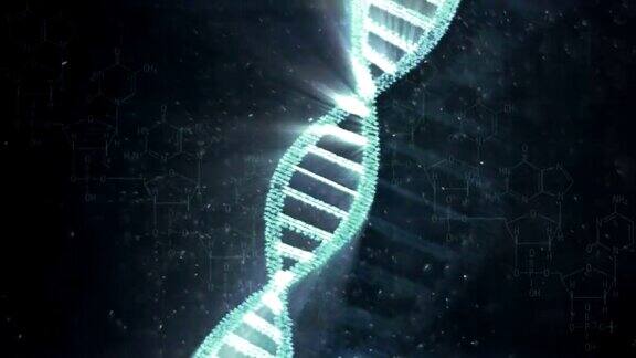 闪亮的DNA串可循环全高清