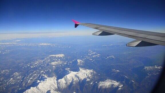 飞越阿尔卑斯山;意大利;法国;瑞士;奥地利高清