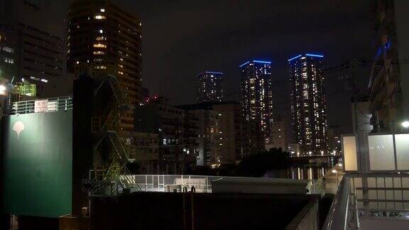 东京塔大厦公寓夜景2021年5月
