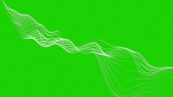 4K抽象背景可循环-绿色屏幕