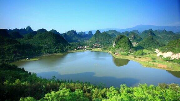 桂林的山景