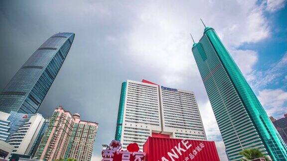 深圳最高建筑的延时视频