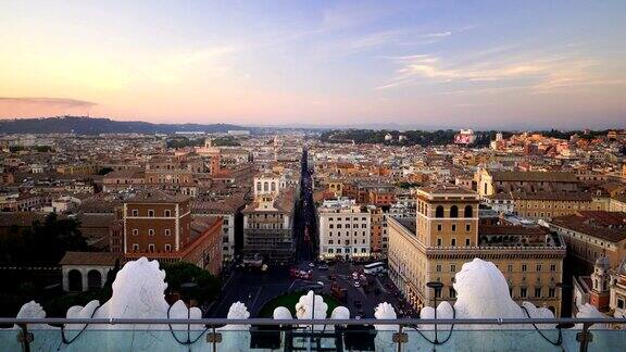 俯瞰罗马城市