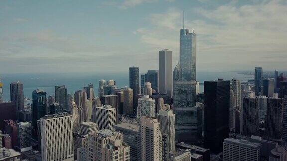 芝加哥天际-鸟瞰图